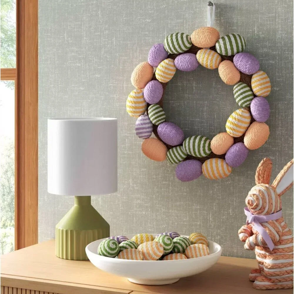 Target Easter Egg Wreath Threshold™ Multicolor Wall Door Decor